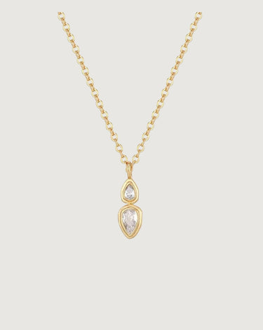 CELESTIAL TEARDROP NECKLACE GOLD - STUDIO JO STORE